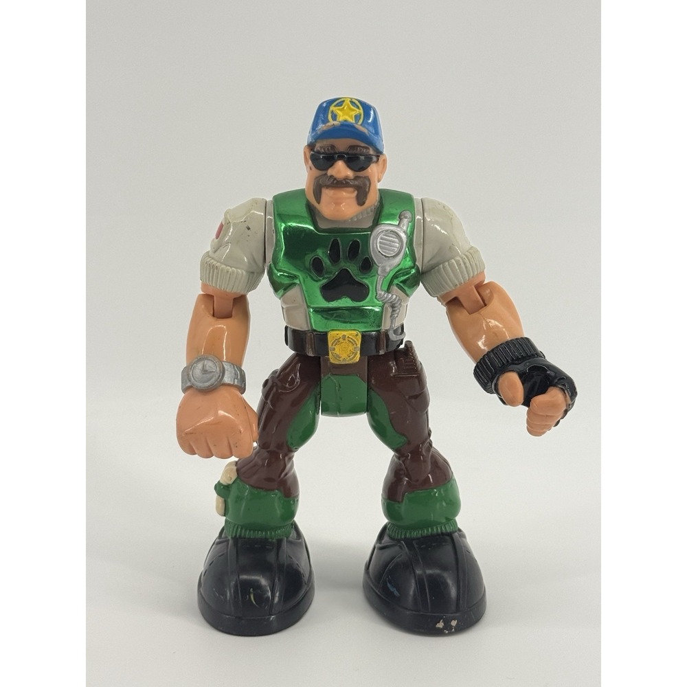 1999 Mattel Rescue Heroes Action Figure Bill Barker K9 Police #72958